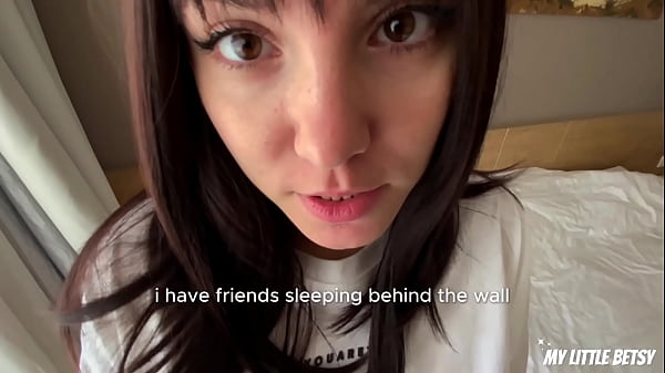 Image Noise Prohibited in the Dormitory! So Fuck Me Quietly, But I Will Moan Loudly - Cum In Mouth
