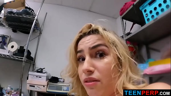 Image Blonde Chanel to The Backroom After Catching Her Trying to Steal a Laptop - teenperp