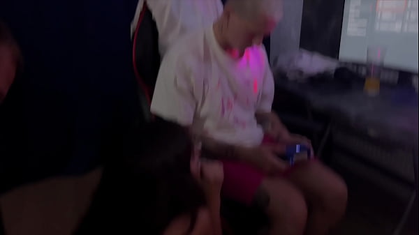 Image Cuckold does not satisfy his wife, and she gave herself to two cocks at a party without thinking