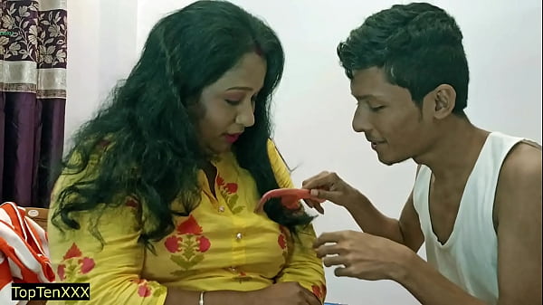 Image Devar Bhabhi amazing hot sex with clear talking