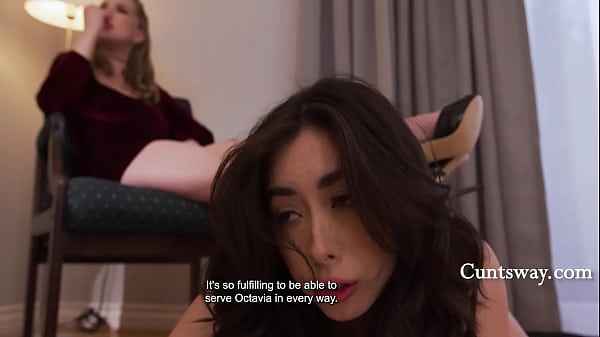 Image I agreed to become her furniture - Chloe Surreal, Octavia Red | Cuntsway