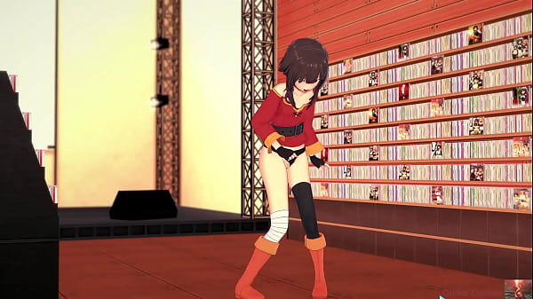Image Megumin Cosplayer Gets Explored in a Deeply Sensual Show