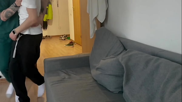Image invited a straight friend over and talked him into giving me a blowjob