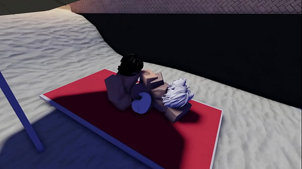 Image Roblox slut is caught and used in a public beach~