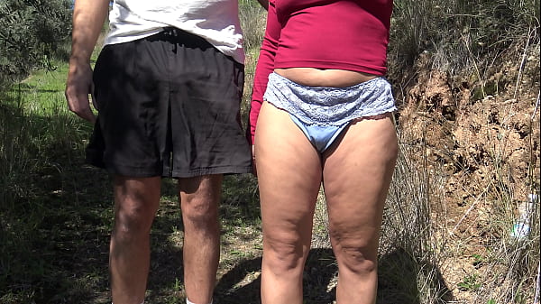 Image turkish muslim granny lets perverted stepson dry hump her hairy pussy in public