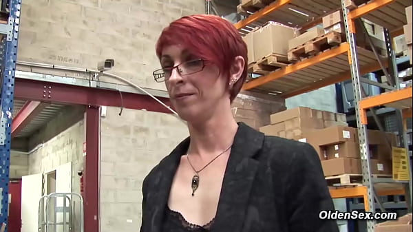 Image Ginger French mature business lady anal fucked at two different places