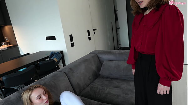 Image My deepest throat is overflowing with cum and saliva! Young Polly Young Gags from a hard blowjob!