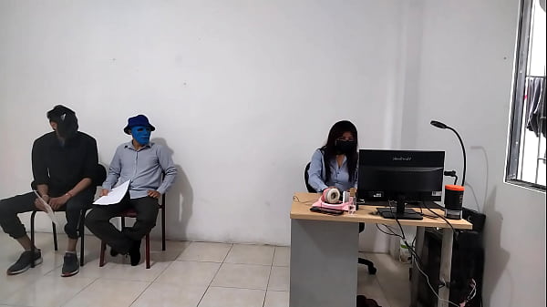 Image SEXY executive fucks her new employee - she gives it to him up the ass