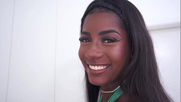 Image 20 years old Brazilian ebony with perfect breasts, Jenny Pretinha takes a monster cock balls deep then 2 more other (DAP, Anal, 3on1, ebony, BBC, monster cock, ATM) OB473
