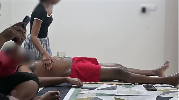 Image Happy ending spa massage infront of customer lady