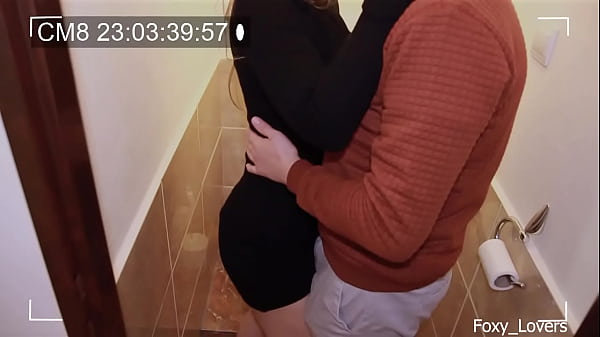 Image Hot Wife Cheats on Her Husband With a Stranger in the Toilet
