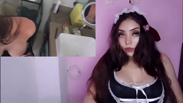 Image Masturbandome con la culona Yini es cogida fuertemente por el culo