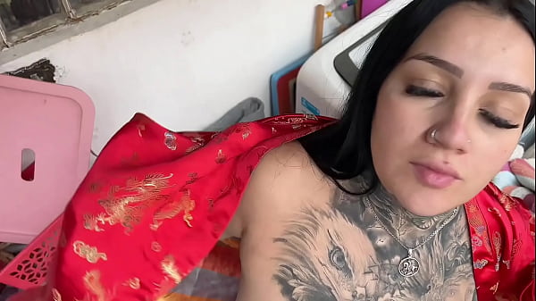 Image Mulher lavando roupa e coloquei para centr&iacute_fuga meu pau