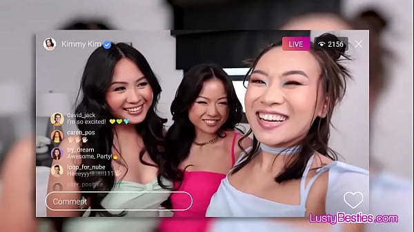 Image Asian girlfriends finishing party on a dick in fourway