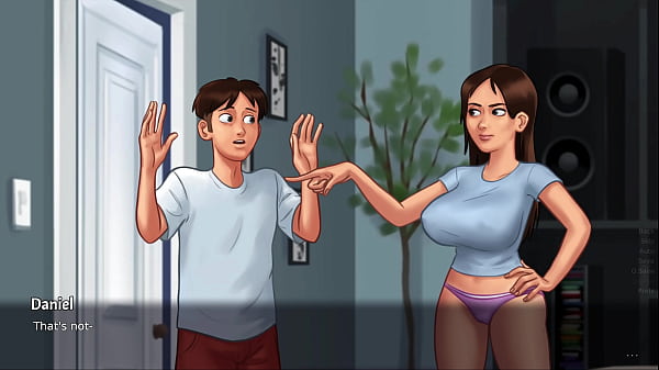 Image Summertime Saga - Beautiful Stepmom shows off her amazing body and gets cummed on - Part 2