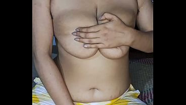 Image Desi Hot Alisha Bhabhi Pressing Big Boobs and Sucking Dildo