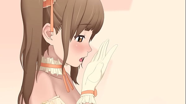 Image Stepsister enters room to surprise stepbrother
