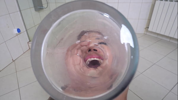 Image Latin beauty Lore Hot with cute Asian eyes gets DVP DAP and powerful streams of piss in her mouth from six big cocks EKS590