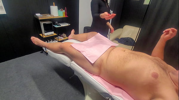 Image After a lingam massage, she put dildo in his ass and start pegging him. Huge exploding cumshoot