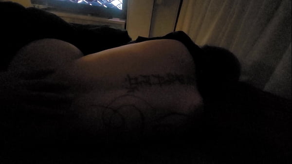 Image Netflix and chill, making massage back when we watching movie, she make a handjob for it