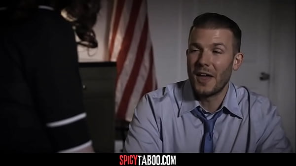 Image Hot brunette wife fucks with shady reporter just to save her husband's career