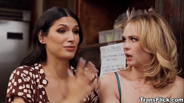 Image Vanessa Vega caught her office coworkers Zariah Aura and Lilly Bell getting frisky and makes them agree to her deal