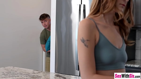Image Petite teen stepsister Della Cate got big dick under the blanket by her stepbrother
