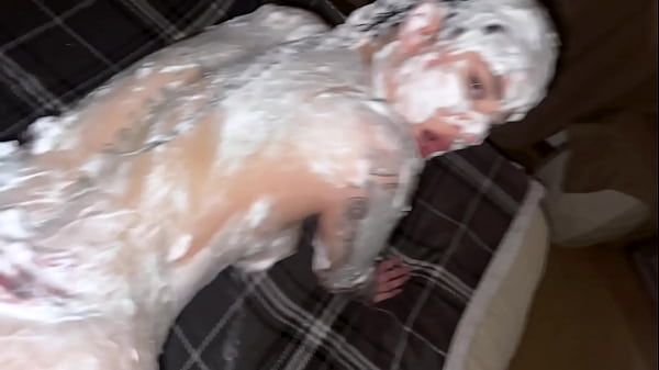 Image She's All Foamy - Huge Soapy Ass Gets A Huge Cock