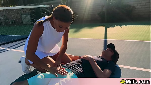 Image Beautiful tennis instructor MILF need to get her daily quickie fuck to stay healthy and sporty