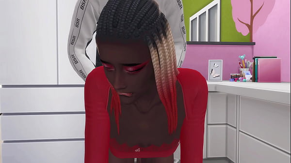 Image A white guy couldn't resist in front of a young Black woman's big ass. Oreo