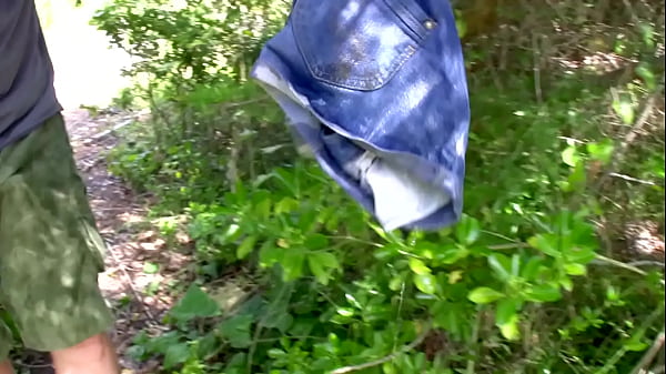 Image Black milf riding cock in outdoor