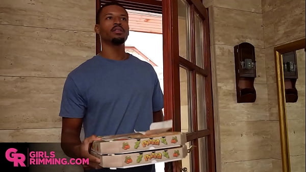 Image GIRLSRIMMING - Sexy Teen Lily Like BBC pizza guy's Huge Cock