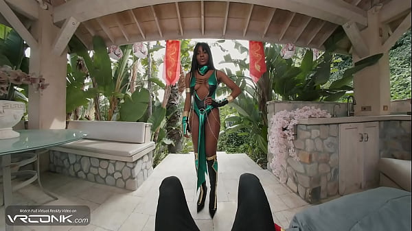 Image VR Conk: Ebony Titty Jade Sucks And Fucks A Huge Cock In Mortal Kombat Cosplay Parody pt.3