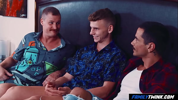 Image FamilyTwink - Malibu Uncles Welcoming their Cute Step Nephew