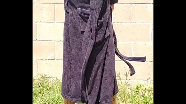 Image Cum in the Backyard