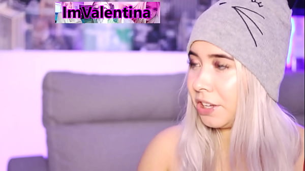 Image Valentina, the Blonde Bombshell, Dreams of Being the Center of a Daily Orgy, Her Body Covered in Cum as She Begs for More!