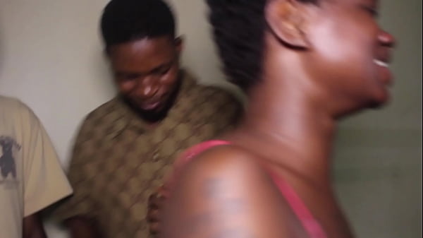 Image Naija bad girl fucking 2 big dicks outside