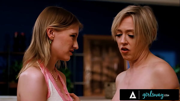 Image GIRLSWAY - Petite Melody Marks&rsquo_ Breakup Blues Cured By Busty Stepmom Dee Williams&rsquo_ Scissoring Skills