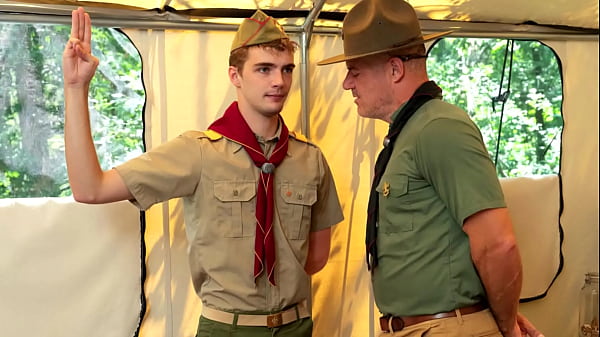Image My name is Blond, James Blond. Today I was about to take the pledge. Little did I know that I was about to lose my virginity to my scout master Dillon Stone!
