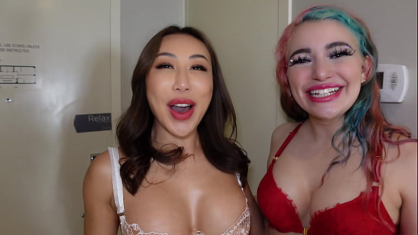 Image Couple Bring in HOT Asian for Valentine's Day Threesome