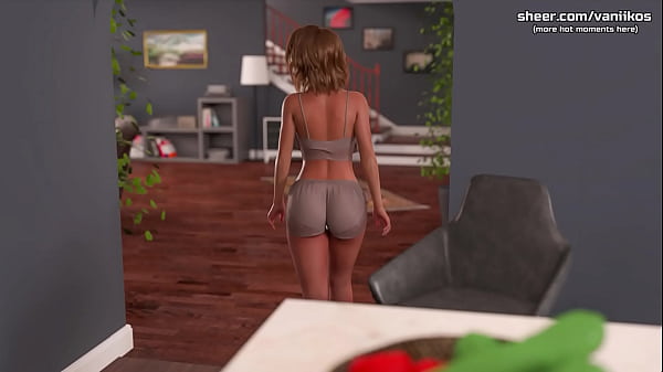Image Big Boobs MILF Step Mom Gives Step Son's Big Cock A Blowjob Under The Kitchen Table. They Almost Get Caught By Step Aunt, When He Cums In Her Mouth | Life in Santa County | Taboo Hentai Game | Part #2