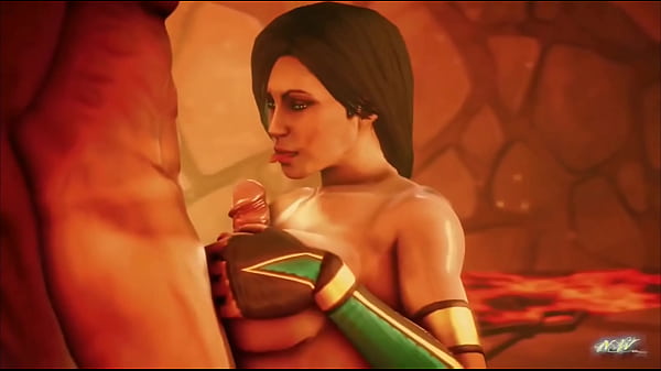 Image Mortal Kombat | Jade rides dick tries anal and gets cum on her tits