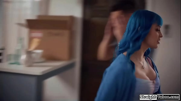 Image Busty babe sends her ex bf out the door to fuck his relative