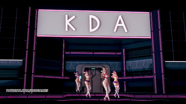 Image [MMD] Dreamcatcher - SCREAM Naked Kpop Dance Ahri Akali Kaisa Evelynn Seraphine KDA League of Legend