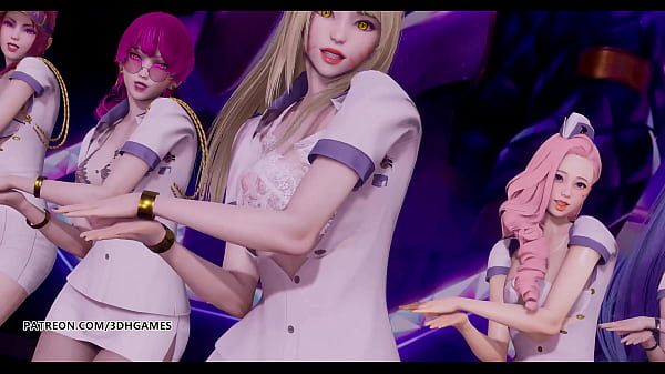 Image [MMD] SOMI - What You Waiting Hot Striptease KDA Ahri Akali Kaisa Evelynn Seraphine League of Legends