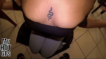 Image Mi novia llega de trabajar y me encuentra masturb&aacute_ndome