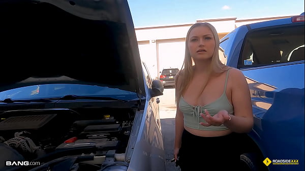 Image Broke College Girl McKenzie Mae Trades Pussy For Auto Repair