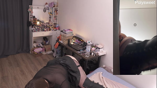 Image MILF Pegs Guy with strapon FUCK his Ass and he Eats his own Cum