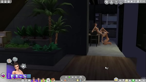 Image The Sims 4 No flagra pegando minha prima de ladinh0 na cozinha