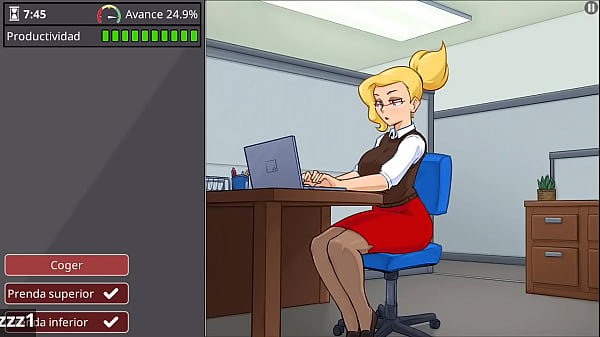 Image Oficinista cachonda se folla a todos sus compa&ntilde_eros en la oficina durante el trabajo.